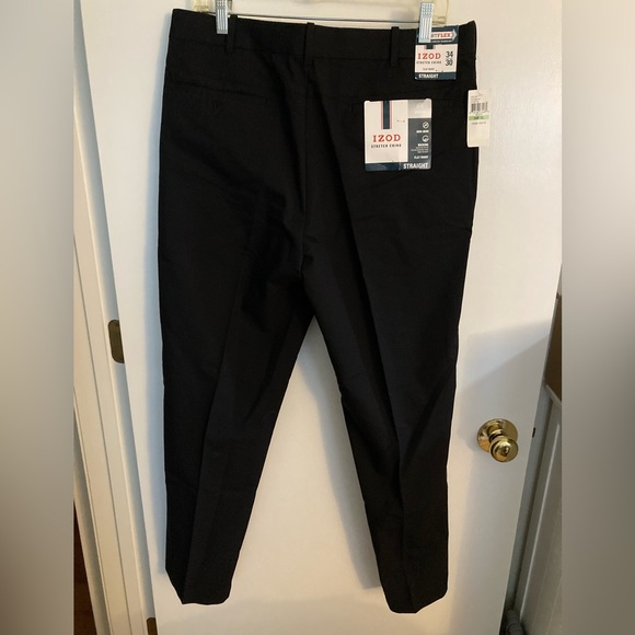 Izod Sport flexStretch Chino, Flat Front stretch Chino. Men's Size 34/30 - Picture 4 of 10